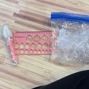 Nipple measuring tool and flange Insert kit